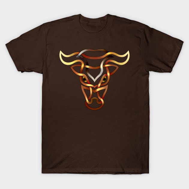 Bull T-Shirt by KnotYourWorld4